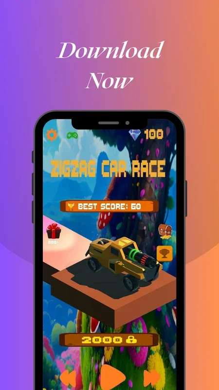 ZigZag Car Race for Android - Thrilling Zigzag Racing