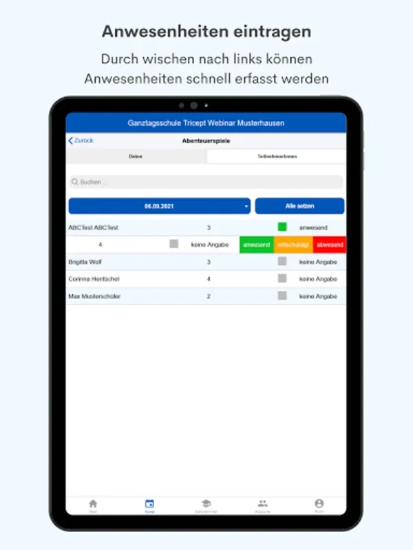 Online Ganztagsschule for Android: Real-Time Schedule Updates