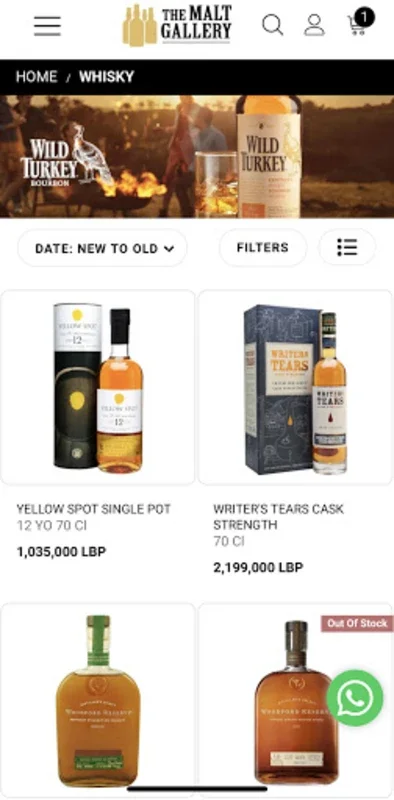 The Malt Gallery for Android - Premium Liquor Selection