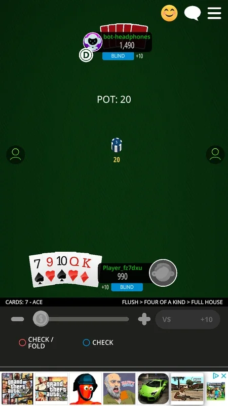 Poker 5 Card Draw for Android - Immersive Poker Experience