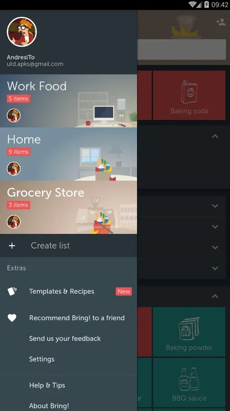 Bring! for Android - A Great Shopping List App