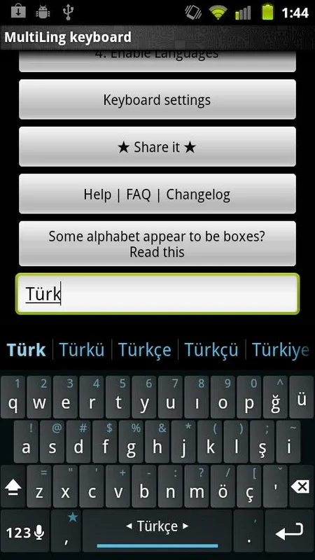 MK.Turkish for Android - No Downloading Required