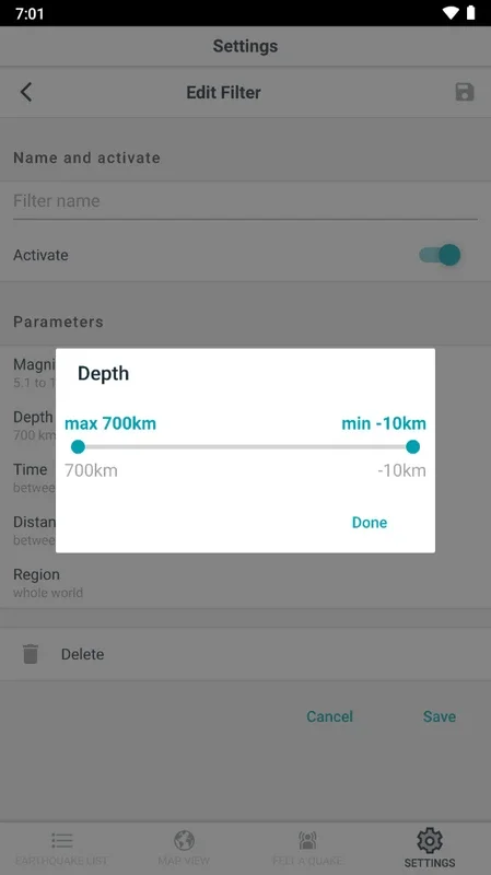 EQInfo for Android: Comprehensive Earthquake Info