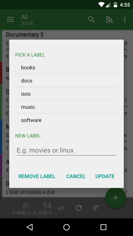 Transdroid for Android - Manage Torrent Downloads on the Go