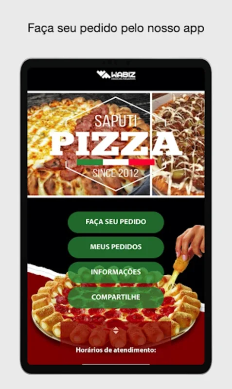 Saputi Pizzas for Android - Effortless Pizza Ordering