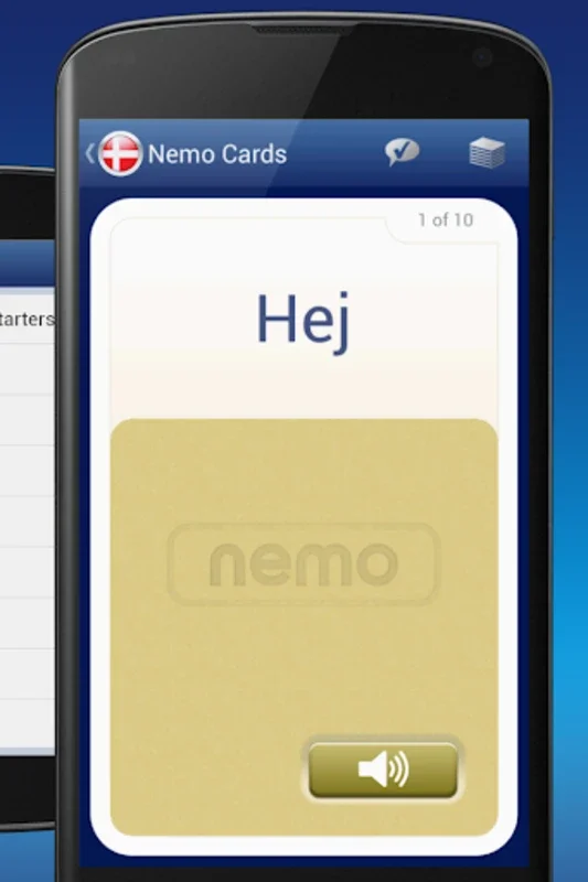 Nemo Danish for Android - Offline Danish Learning Tool