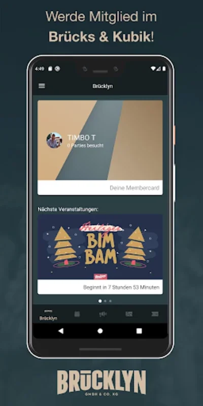 Brücks for Android - Navigate City Nightlife Easily