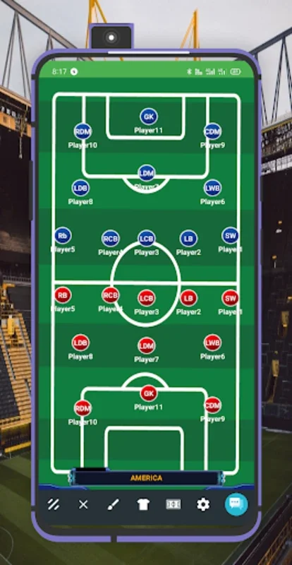 Lineup11 - Football Team Maker for Android: Customize and Share