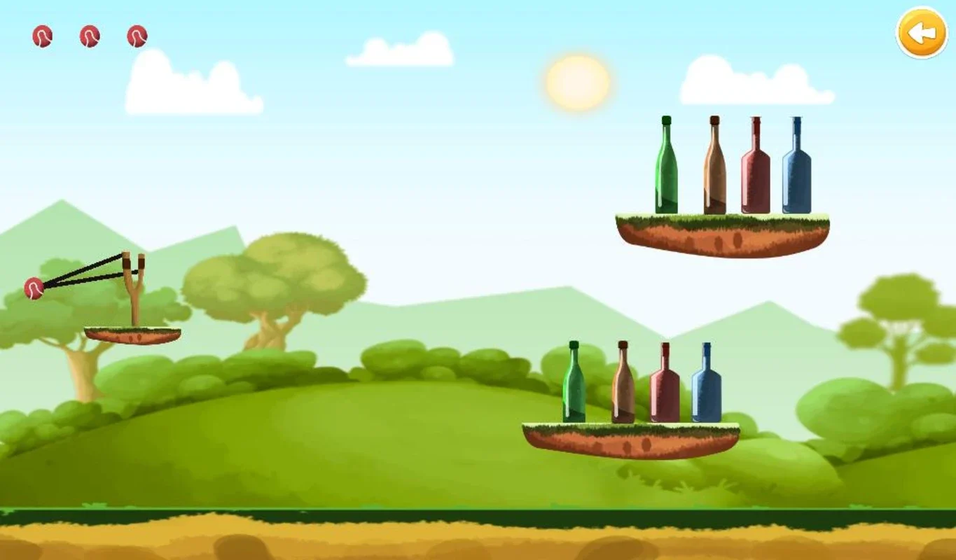 Knock Down Bottles for Android: Smash bottles and have fun