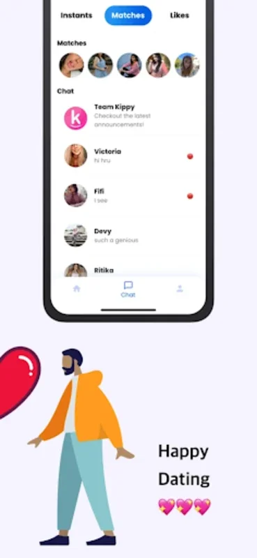 Kippy for Android - Free Dating App for Genuine Connections