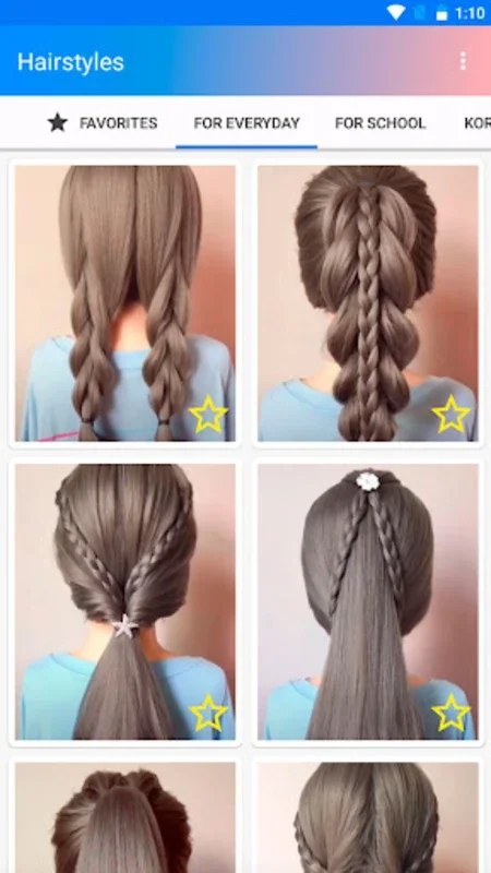 Easy Hairstyles Step by Step for Android - Stylish Tutorials