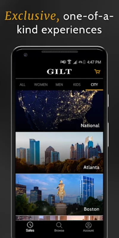 Gilt for Android: Unbeatable High-End Fashion Deals