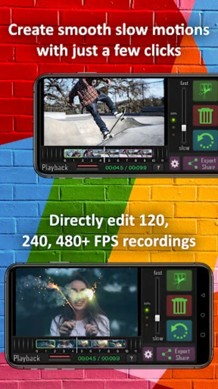 Smooth Action - Cam Slowmo for Android: Create Stunning Slow - Motion Videos