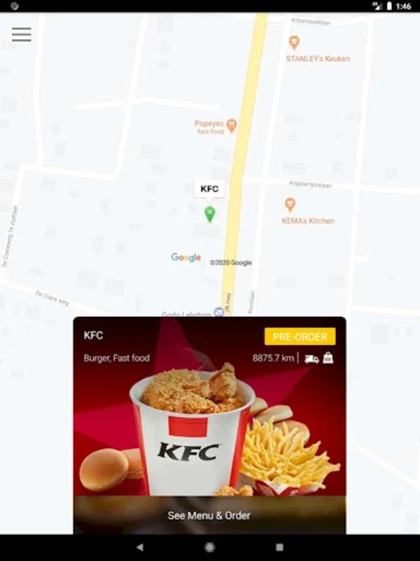 KFC Suriname for Android: Quick Meal Ordering