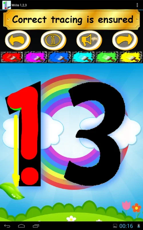 Write 1,2,3 for Android - Preschool Number Writing App