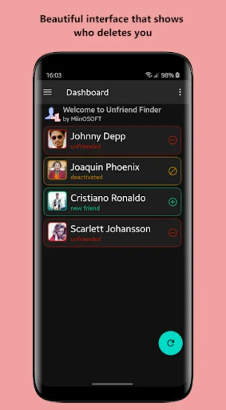 Unfriend Finder for Android - Track Social Changes