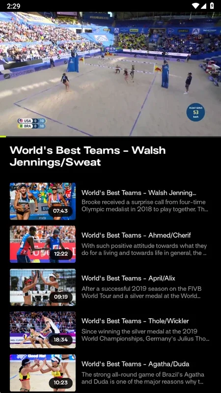 VBTV for Android: Unbeatable Volleyball Content