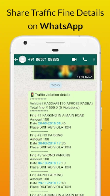 Bangalore Traffic -Check Fines for Android - Download the APK from AppHuts