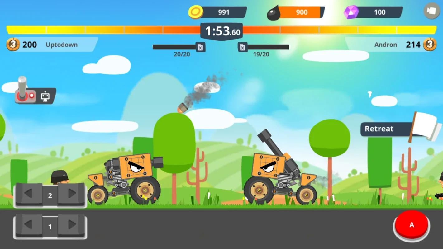 Super Tank Rumble for Android - Build and Battle