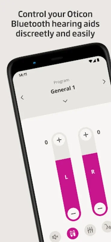 Companion for Android - Enhance Hearing Aid Control