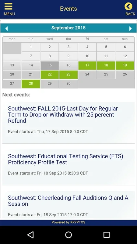 mySouthwestTN for Android - Connect with the College