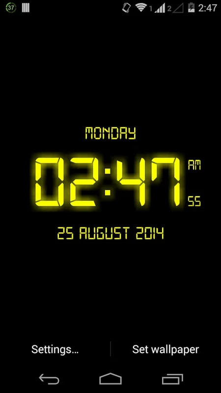 LED Digital Clock LiveWP for Android - Download the APK from AppHuts