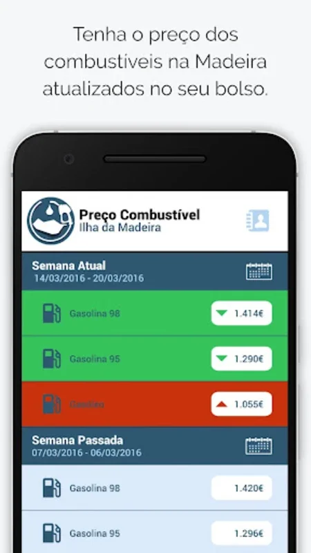 Preço Combustível Madeira for Android - Find Weekly Gas Prices