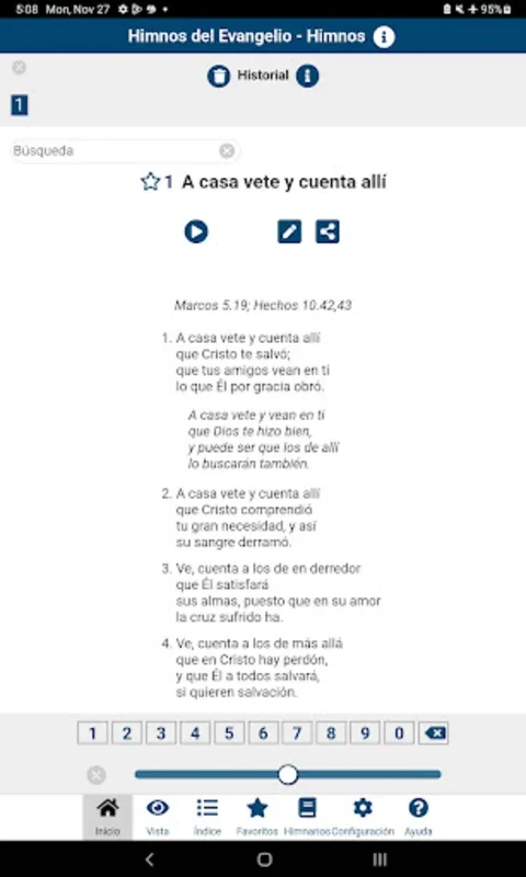 Himnos del Evangelio for Android - Spiritual Hymn Access