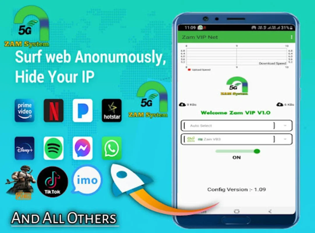 Zam VIP NET - Secure Fast VPN for Android