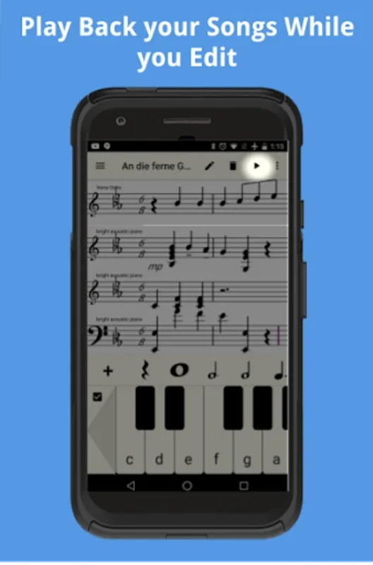 Notate for Android - Create and Share Musical Compositions