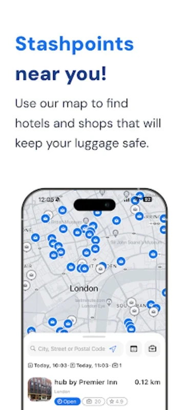 Stasher for Android - Secure Luggage Storage Solution