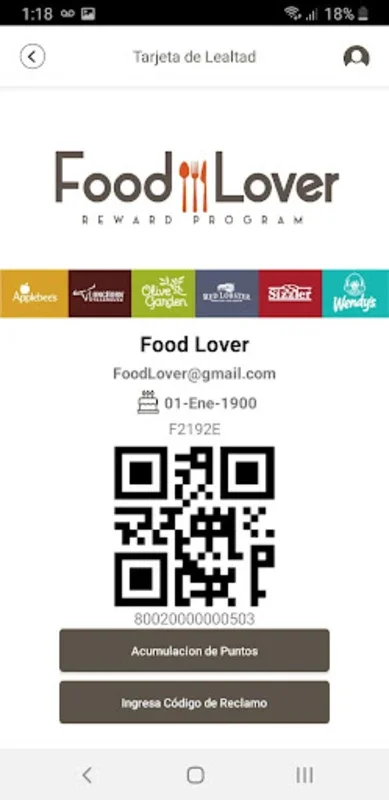 Food Lover for Android - Earn Rewards at Top Restaurants