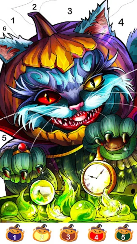 Halloween Coloring Games for Android - Embrace Festive Coloring