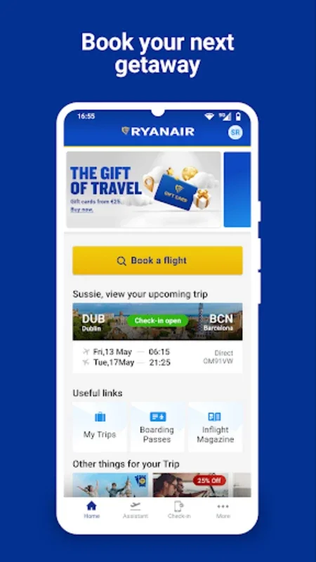 Ryanair for Android - Affordable Travel Companion