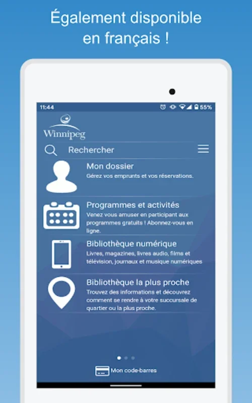 Winnipeg Public Library for Android - Rich Library Resources