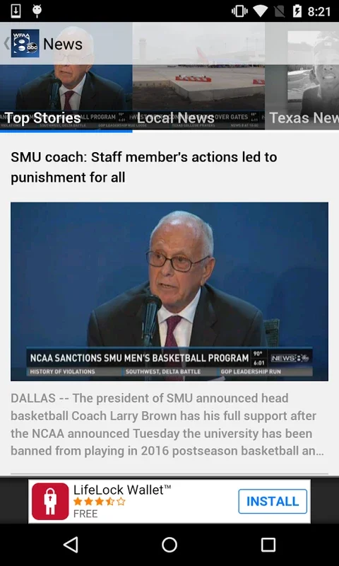 WFAA for Android: Stay Informed with Dallas-Fort Worth News