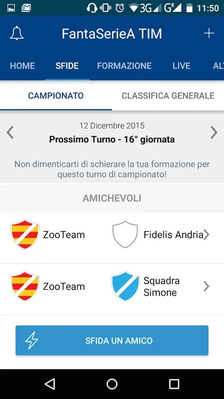 FantaSerieATIM for Android: Engaging Serie A Content