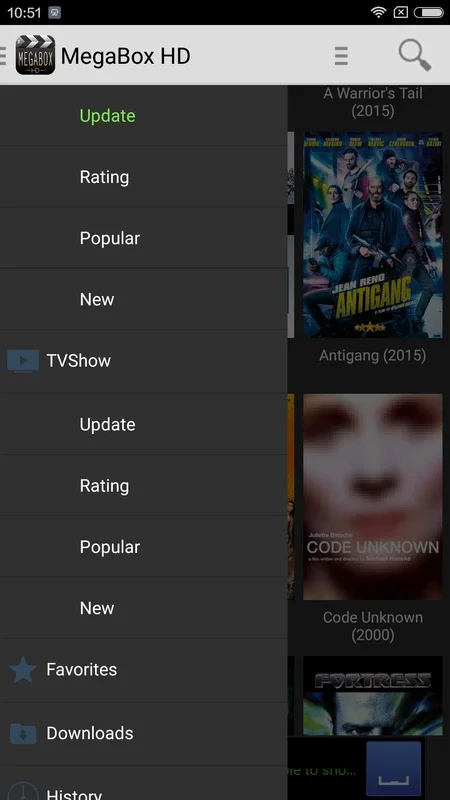 MegaBox HD for Android - Stream & Download Movies/TV