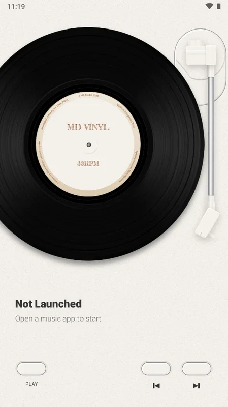 MD Vinyl for Android: Enjoy Music with a Vinyl - like Experience