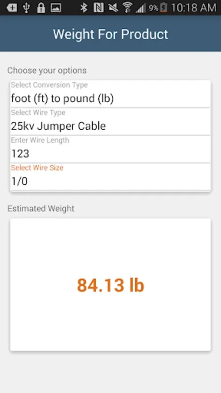 Southwire® Conversion Calc for Android: Streamline Cable Conversions