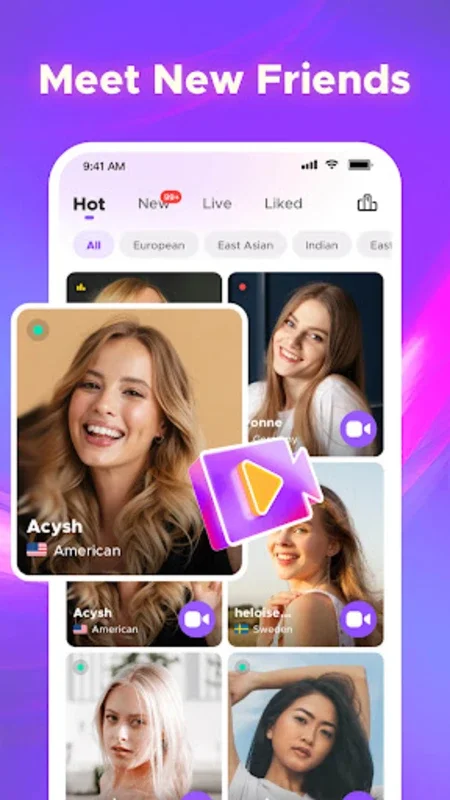 MatchX for Android - Connect with the World via Video Chats