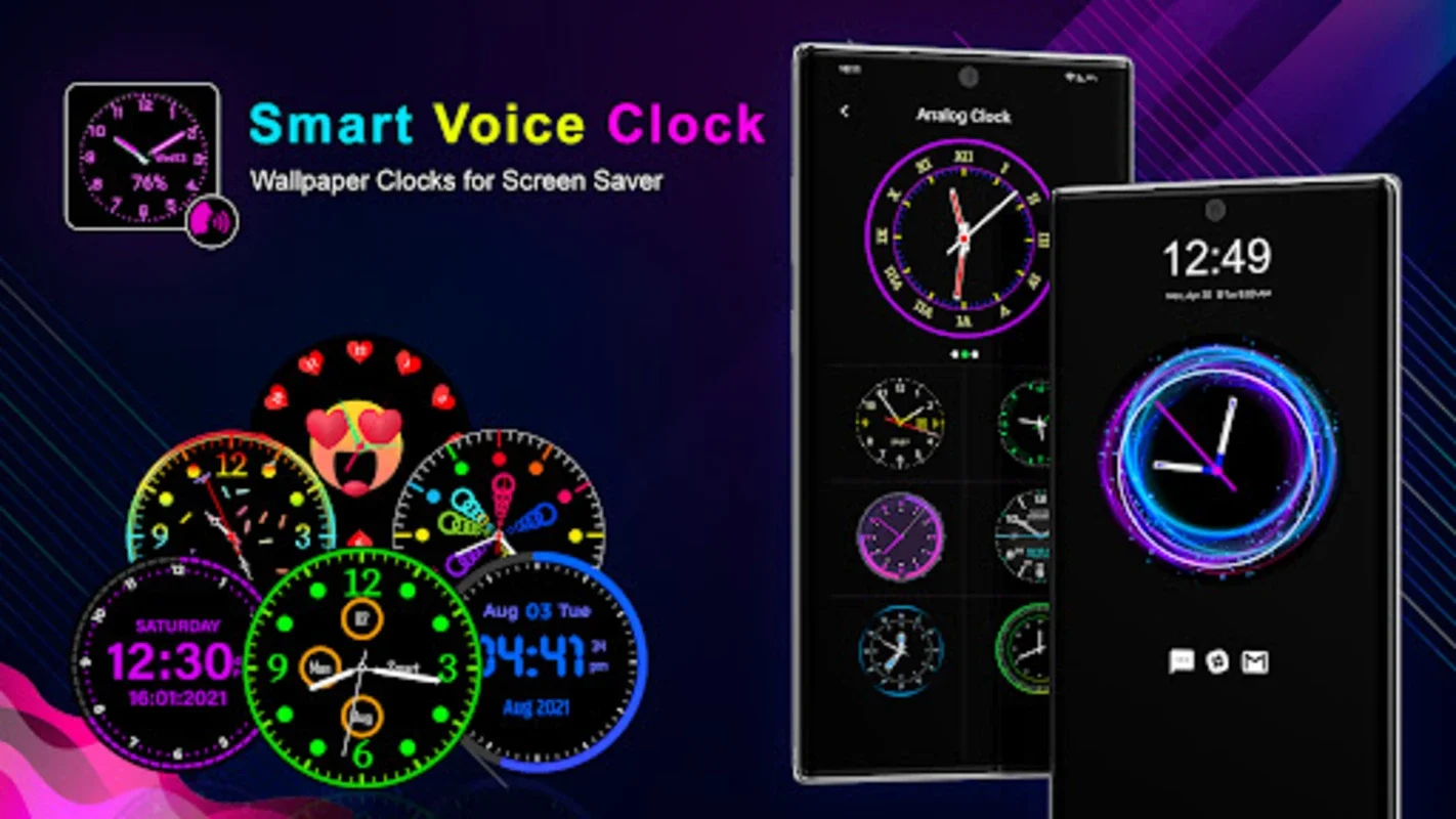 Speak Clock Smart Watch AOD for Android - Enhance Timekeeping