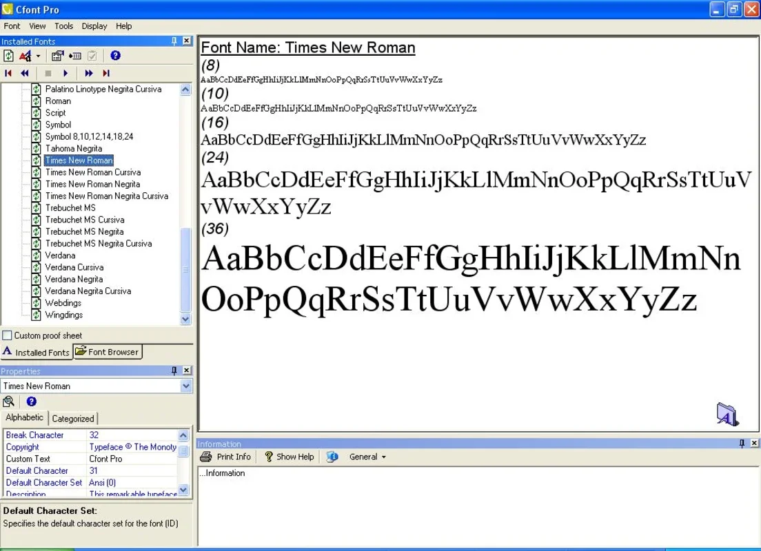 CFont Pro: Your Comprehensive Font Viewer for Windows