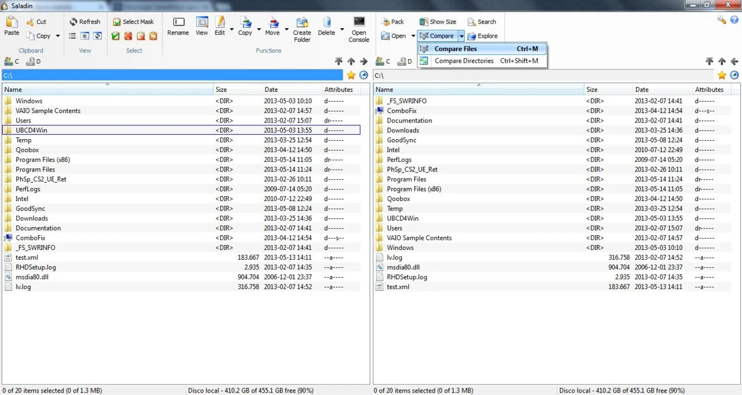 Saladin for Windows - Efficient File Management