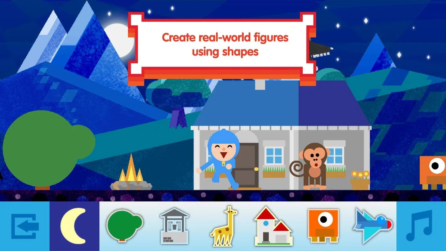 Pocoyo Shapes Free for Android: Fun Shape Learning