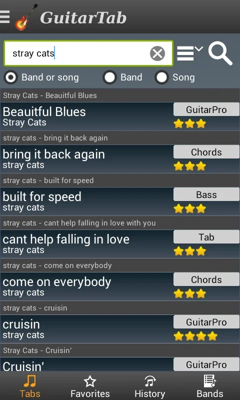 GuitarTab - Tabs and chords for Android - Download the APK from AppHuts