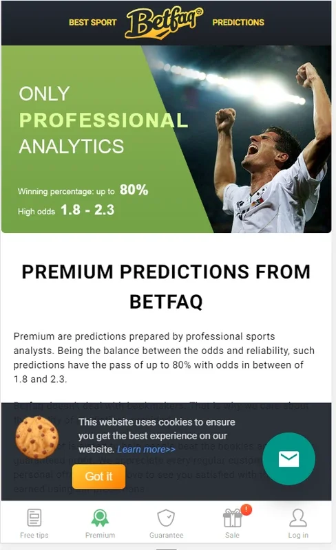 Betfaq for Android - Insights for Better Betting