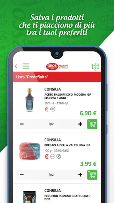 Gros Spesa Online for Android - Shop Groceries at Your Doorstep