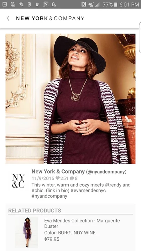 NY&C Mobile for Android - Effortless Fashion Shopping