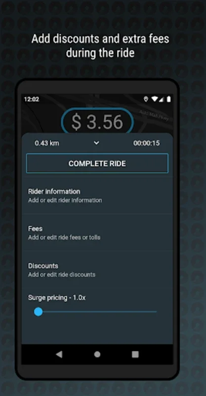 Blumeter - Efficient Fare Meter for Android Private Rides